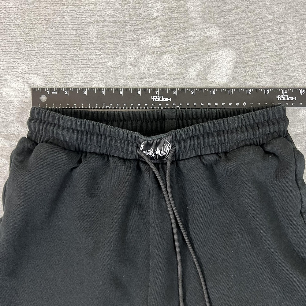 Breathe Divinity Sweatpants Mens Large Black Dragon Cross Fleece (Fits M & L) - Picture 5 of 9